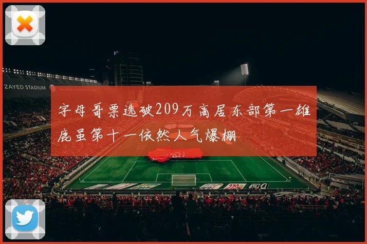 字母哥票选破209万高居东部第一雄鹿虽第十一依然人气爆棚