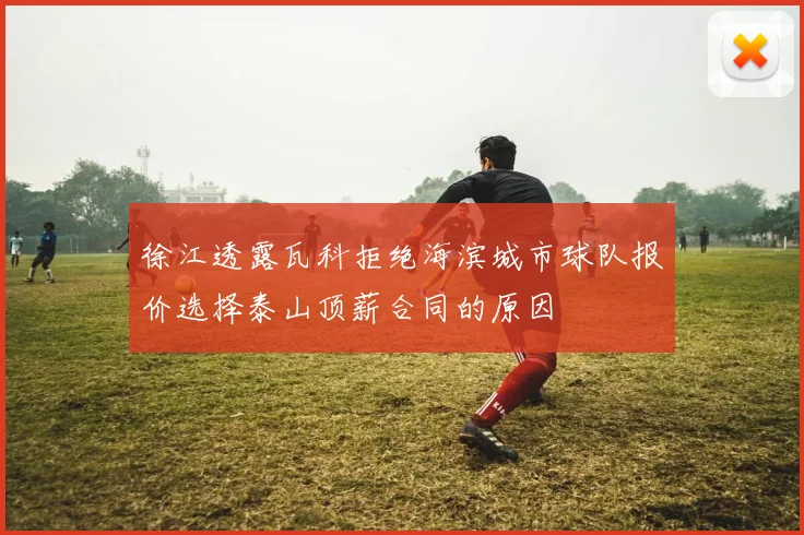 徐江透露瓦科拒绝海滨城市球队报价选择泰山顶薪合同的原因